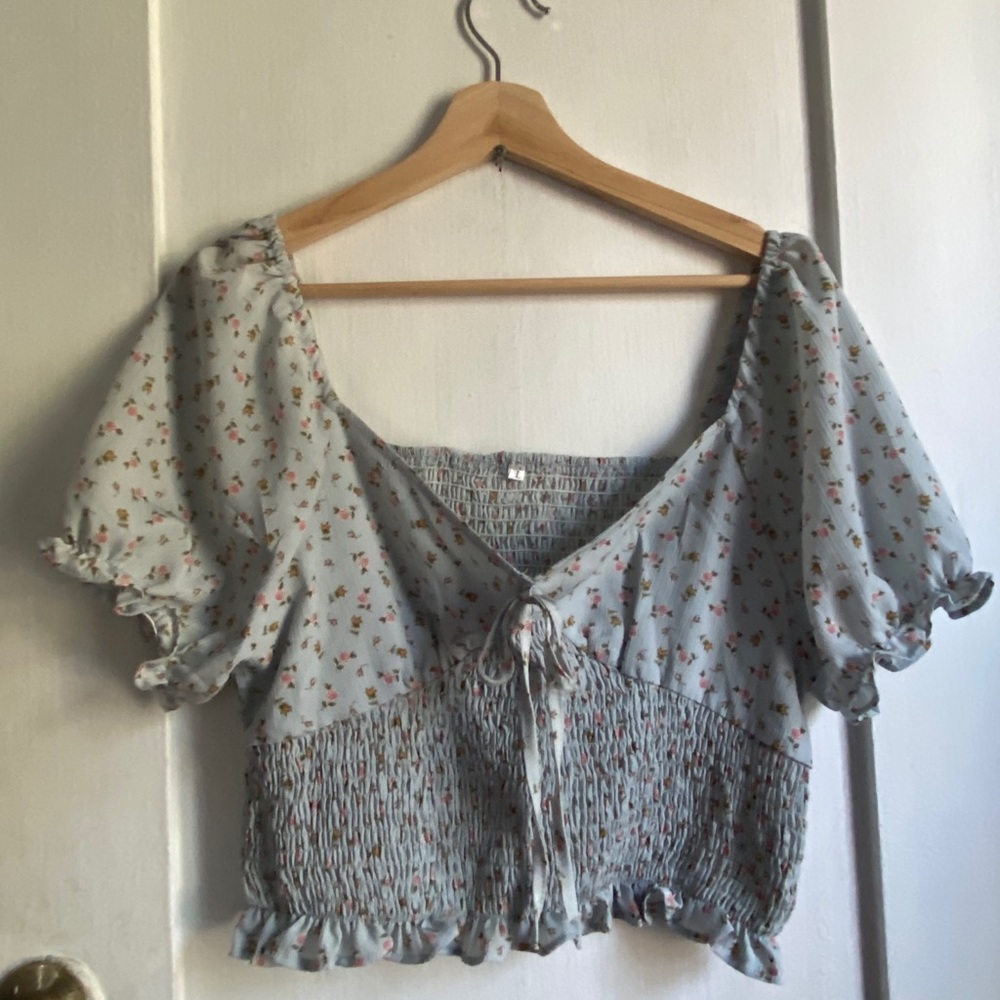 3 for $15 Floral Crop Top